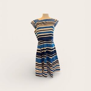 Blue & White Striped Kate Spade Dress